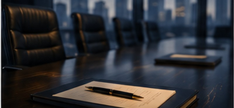 Corporate boardroom representing a holding company structure