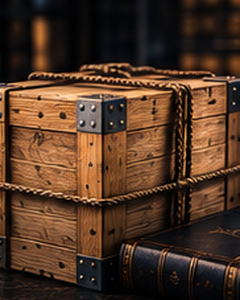 A supply agreement document with delivery pallets in the background