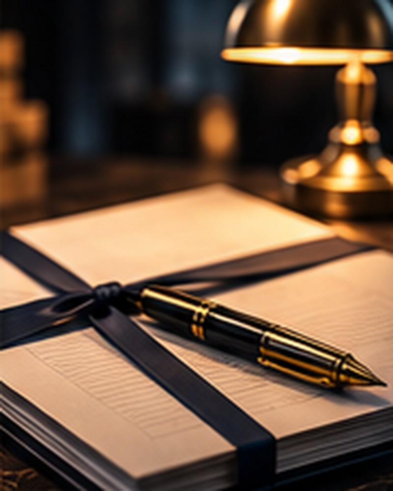 A service agreement being signed across a desk