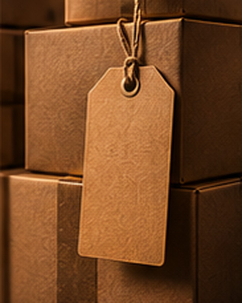 A reseller agreement document with retail shelving in the background